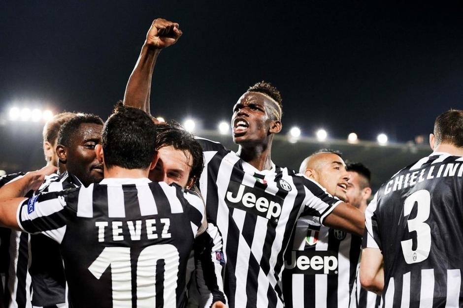Pogba Pirlo Tevez Asamoah Fiorentina Juventus Evropska liga osmina finala | Avtor: Profimedias