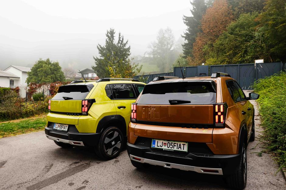 primerjava fiat panda hybrid bev | Avtor: Saša Despot