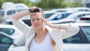 stres, ženska, avto