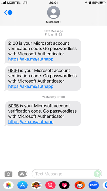 primer sms sporočil