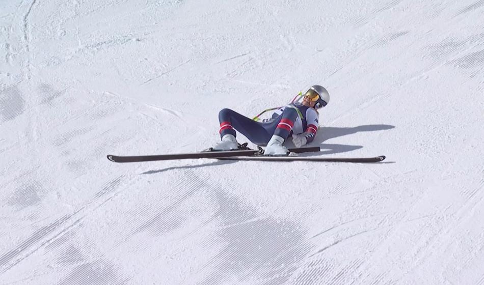 Tina Maze brez dlake na jeziku o padcu Lindsey Vonn