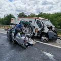 Prometna nesreča na avtocesti A1 pri kraju Perušić