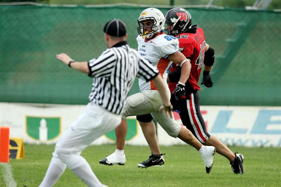 polfinale Cefl Ljubljana Silverhawks Budapest Wolves Rok Štamcar