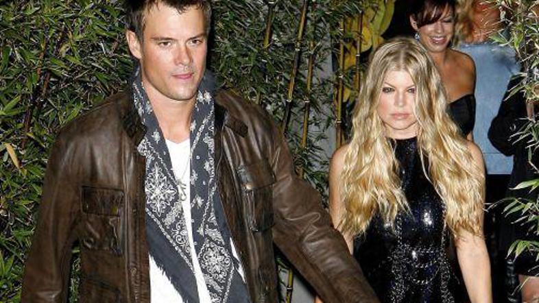 Fergie in Josh v sredo, ko sta imela skupaj fantovščino in dekliščino.