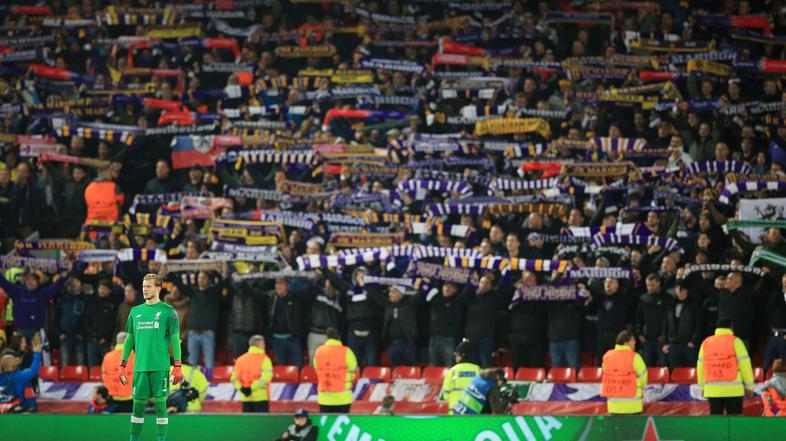 Maribor navijači Anfield Liverpool