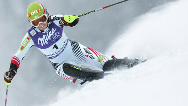 Marlies Schild je z odličnim nastopom v drugi vožnji prišla do tretje letošnje z