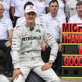 Schumacher formula 1 VN Brazilije interlagos Marcedes slovo
