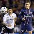 liga prvakov osmina finala valencia psg ever banega marco verratti