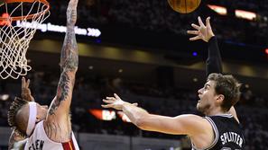 Anderson Splitter Miami Heat San Antonio Spurs NBA končnica finale prva tekma