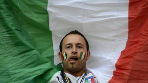 Italijanski nogometni navijač.
