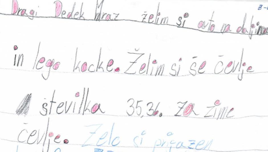 Pisma Dedku Mrazu ali Božičku | Avtor: Otroci, ZPM