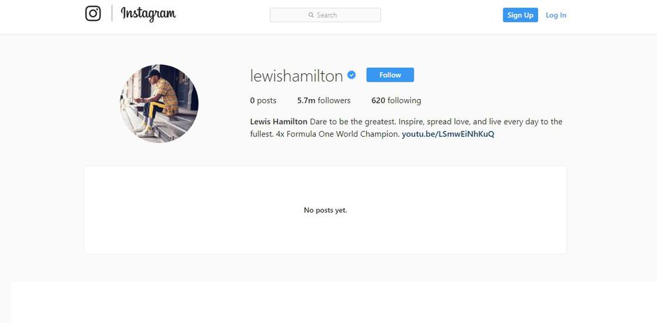 lewis hamilton | Avtor: Instagram