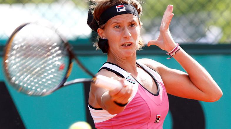 Polona Hercog je že v tretjem kolu turnirja v Budimpešti. (Foto: Reuters)