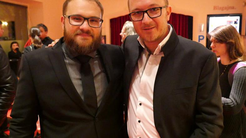 Režiser Žiga Virc in producent Boštjan Virc