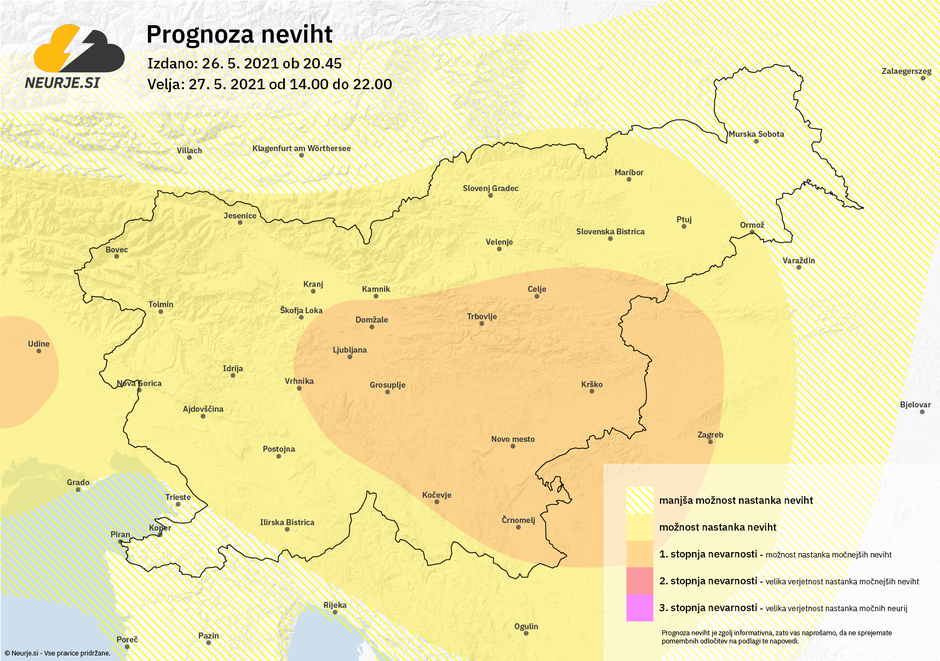 Prognoza neviht | Avtor: Neurje.si