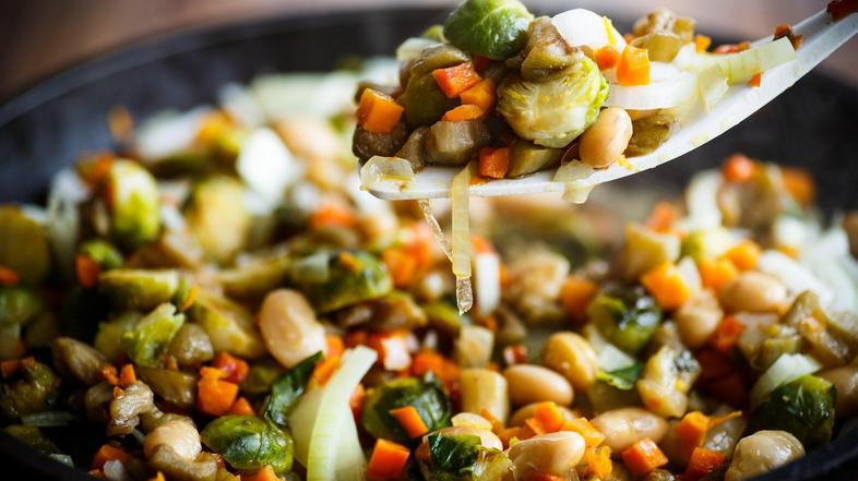 rižota, zelenjava, kuhanje