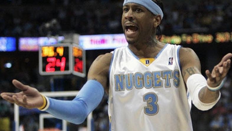 Allen Iverson je sredi lanske sezone prišel k Denver Nuggetsom.