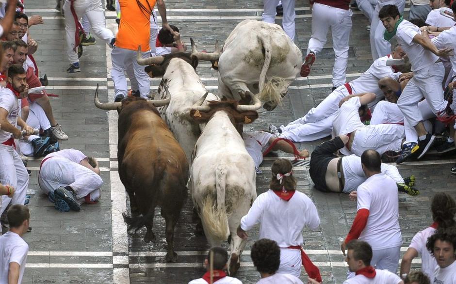 Tek pred biki, Pamplona | Avtor: EPA