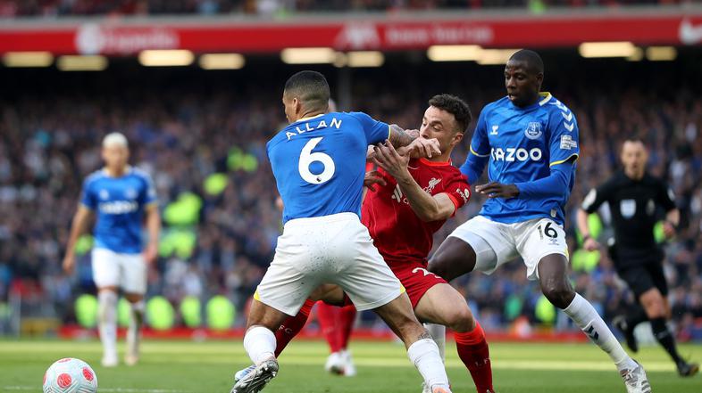Allan Diogo Jota Liverpool Everton
