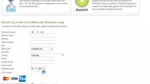 Wikileaks, donacije, Mastercard, Visa 