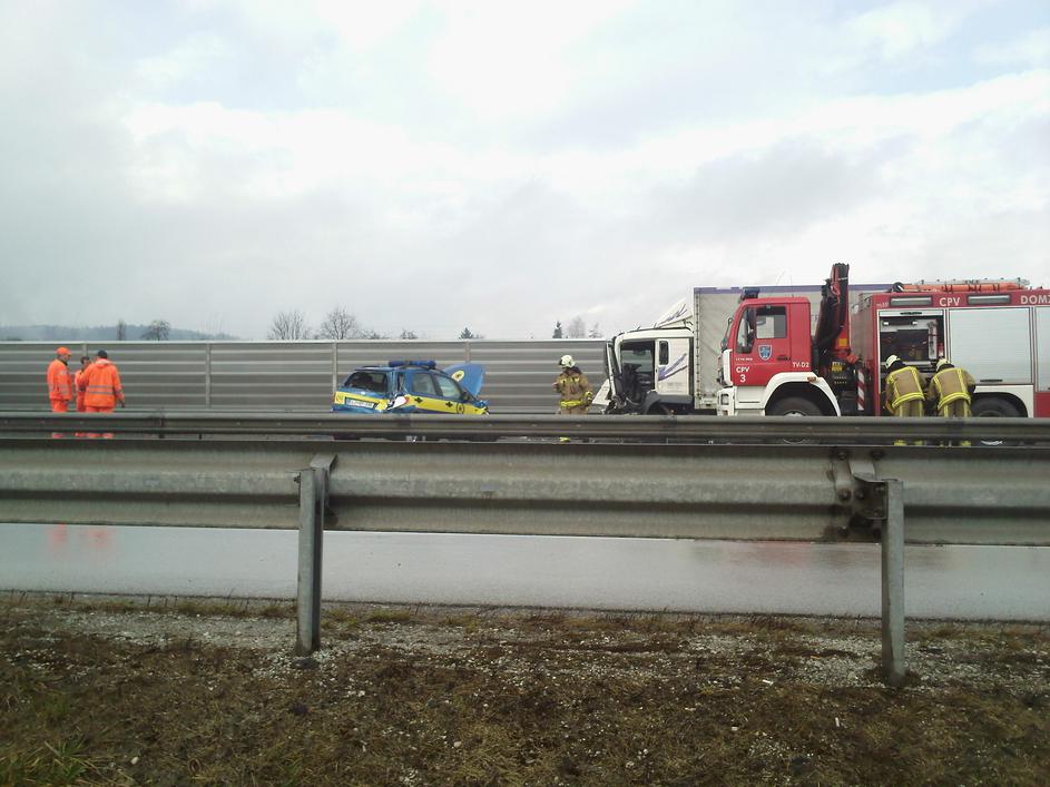 nesreča, Šentjakob, Ljubljana, štajerska avtocesta