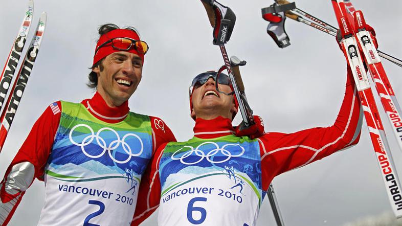 Johnny Spillane je na OI v Vancouvru osvojil kar tri srebrne kolajne. (Reuters)