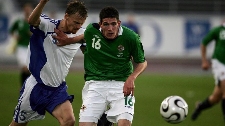 Lafferty je eden od treh igralcev Severne Irske, ki ima težave s poškodbo. (Foto