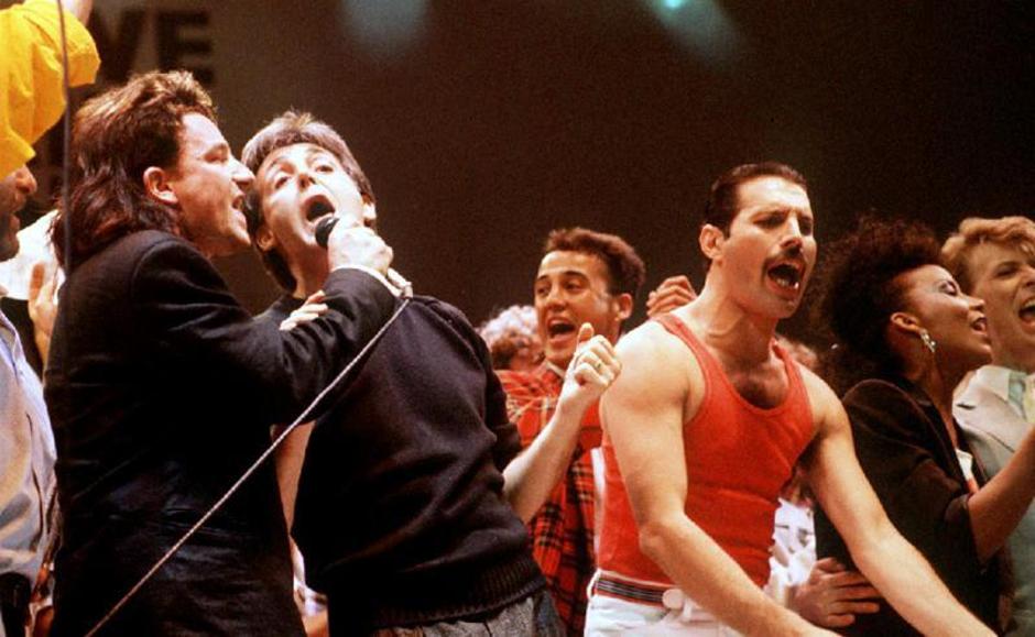 Freddie Mercury Live Aid Bono Paul McCartney | Avtor: Žurnal24 main