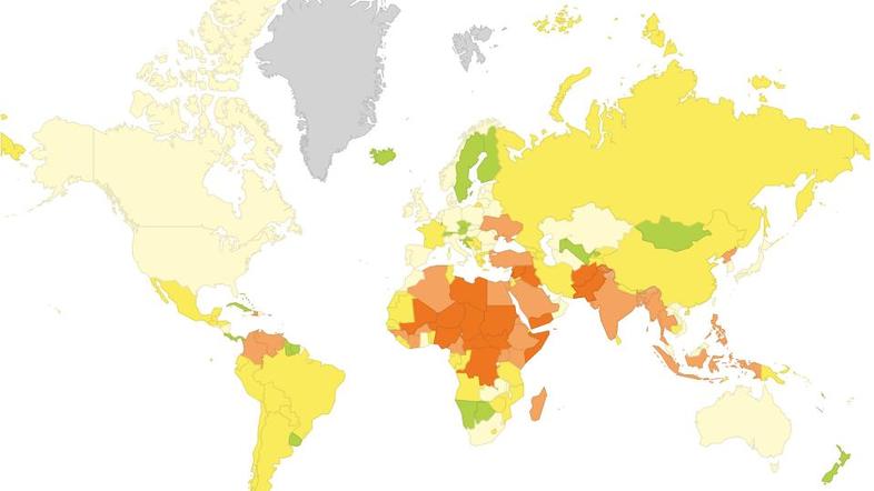 Zemljevid terorističnega tveganja 