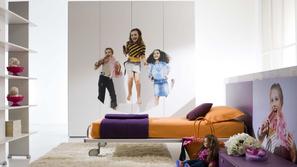 V trendu so bolj odprte, minimalistične otroške sobe. (Foto: Di Liddo & Perego)