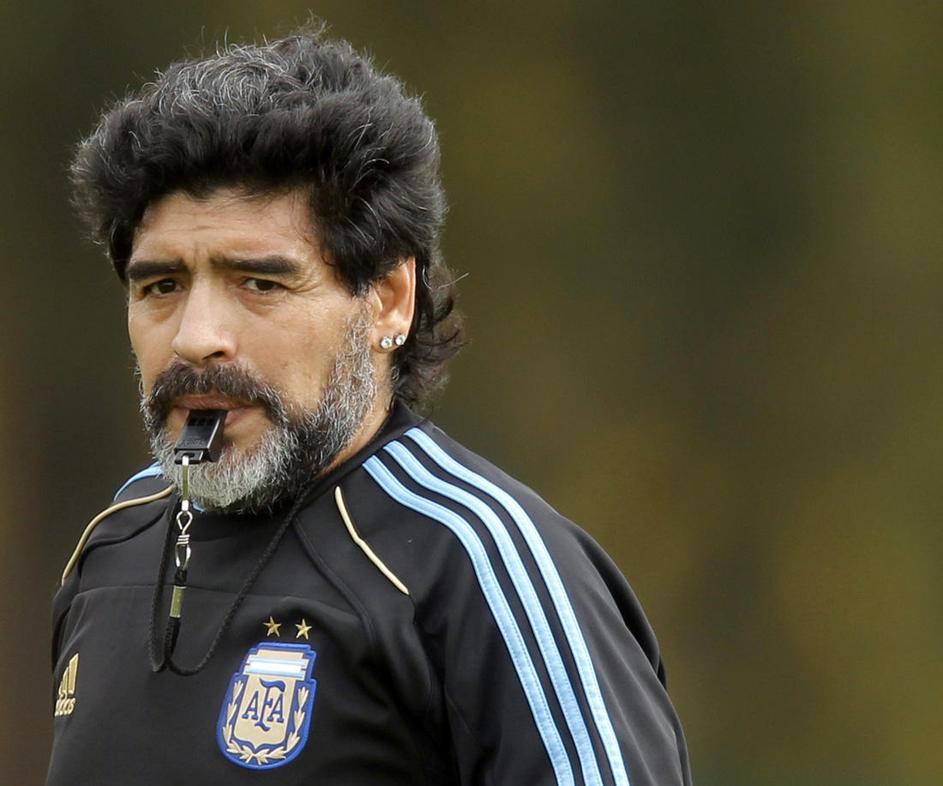 Maradona ima veliko željo, da bi še enkrat postal selektor Argentine. (Foto: Reu