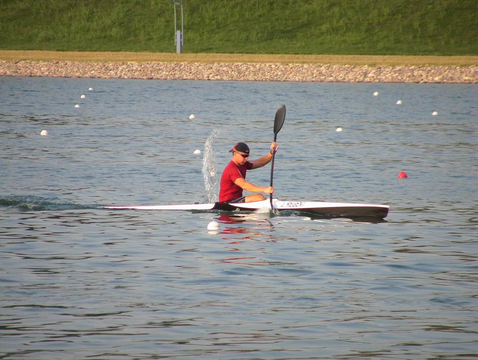 Jernej Župančič Regent se ogreva za Peking 2008.