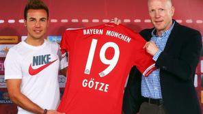 Sammer Götze Bayern München novinarska konferenca predstavitev novi igralec