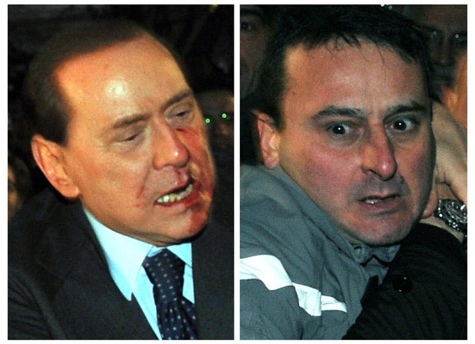 Silvio Berlusconi, napad, Milano, Masimo Tartaglia