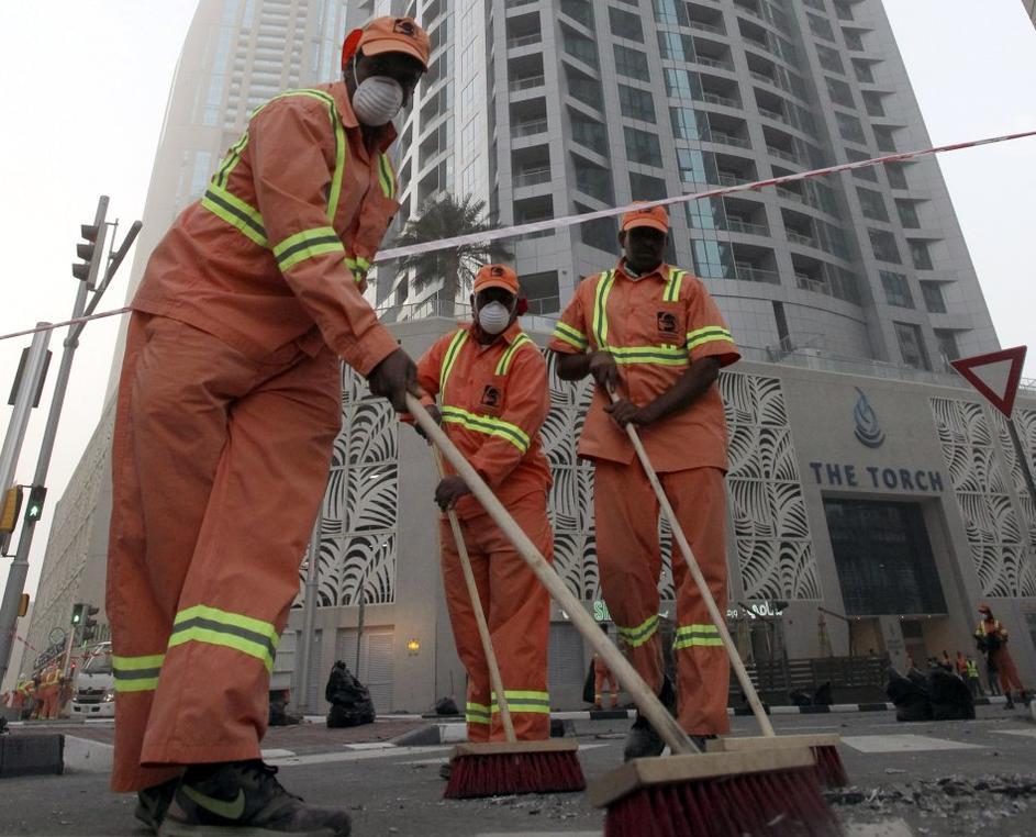 Požar v Dubaju 