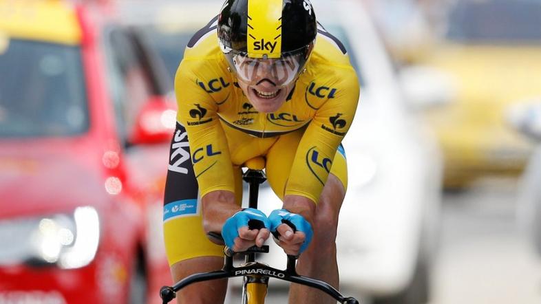Froome Sky dirka po Franciji Tour de France kolesarstvo kronometer Chorges