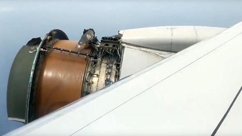 Težave letala med letom