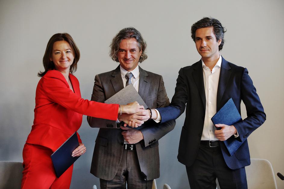 podpis koalicijske pogodbe