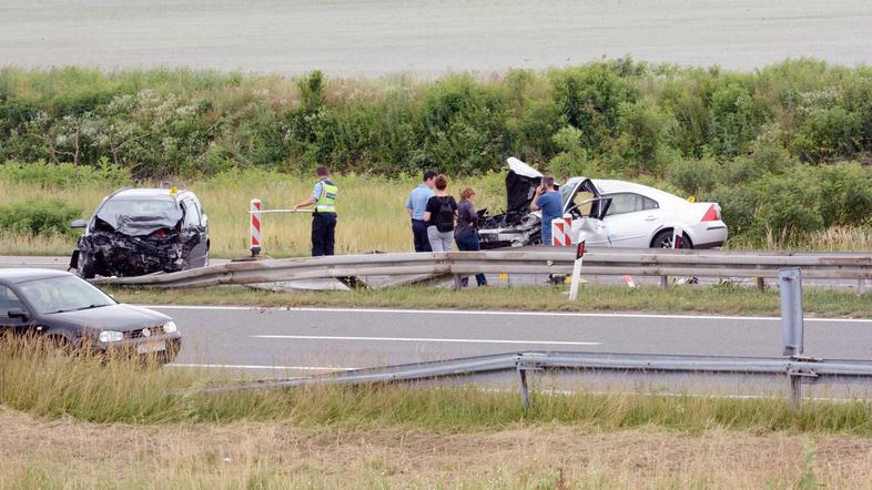 Prometna nesreča na hrvaški avtocesti A3, v kateri je umrl Slovenec