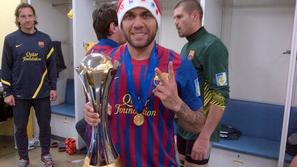 Alves Valdes Barcelona Santos svetovno klubsko prvenstvo klubsko SP slačilnica T