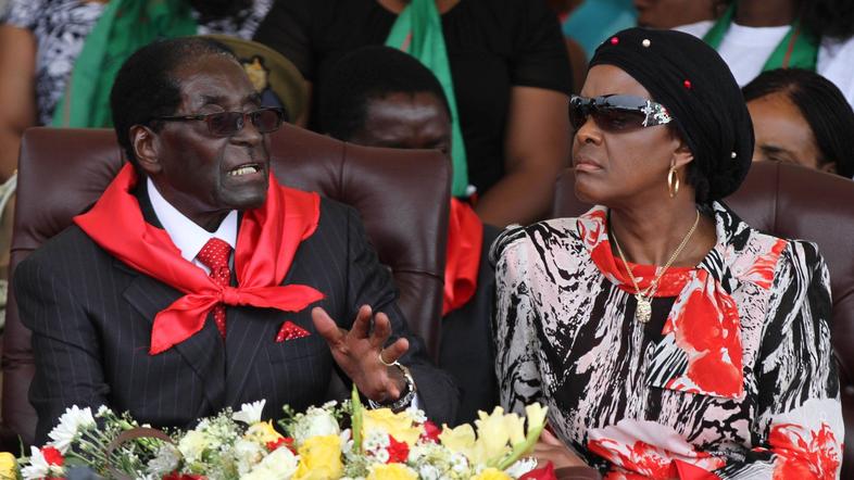 Robert in Grace Mugabe