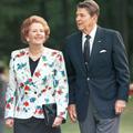 Margaret Thatcher in Ronald Reagan. (Foto: Reuters)