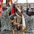 Ceremonija spusta ameriške zastave v Iraku.