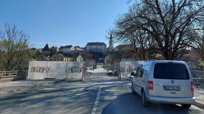 Most čez Savo v Kranju, dela, Železniška postaja Kranj - Jelenov klanec