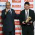 Suarez Messi Marca zlata kopačka čevelj podelitev nagrada