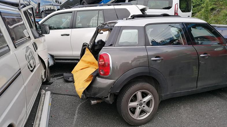 Verižno trčenje na primorki