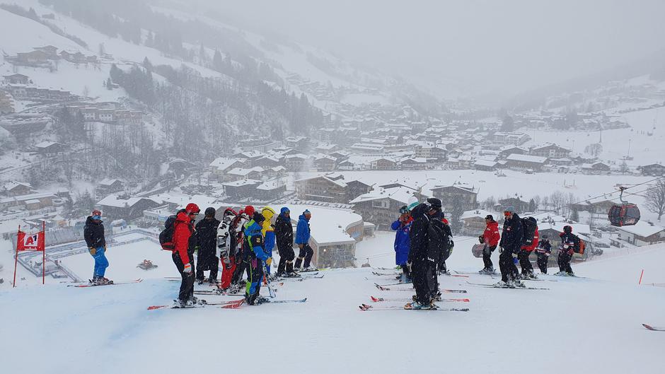 Saalbach super-G | Avtor: Reševalni pas/Twitter