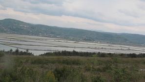 slovenija 04.03.13. secoveljske soline, secovlje, razgled, pogled hrvaska, kaneg