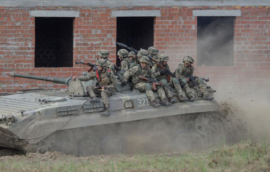 Ukrajina vojaki Lugansk | Avtor: Epa