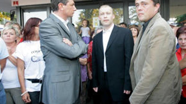 Tomaž Kuntarič (desno) je optimističen in prihodnji teden pričakuje nadaljevanje